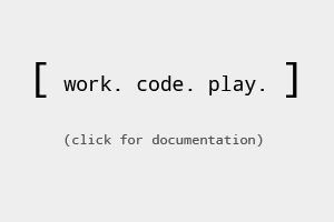 work code play